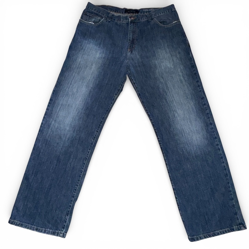 Calvin Klein Jeans Men Straight‎ Leg Blue Denim Casual Pants Size 38